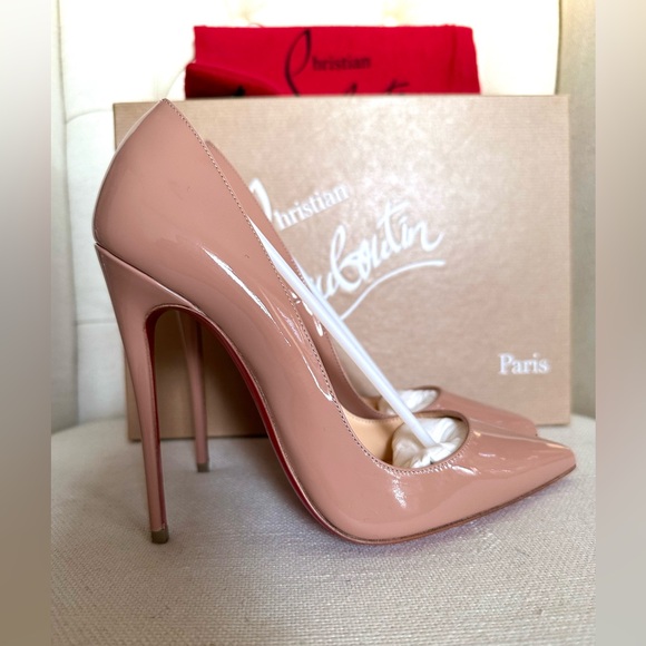SOLD - Christian Louboutin - So Kate - Size 37 - Nude - Picture 1 of 8